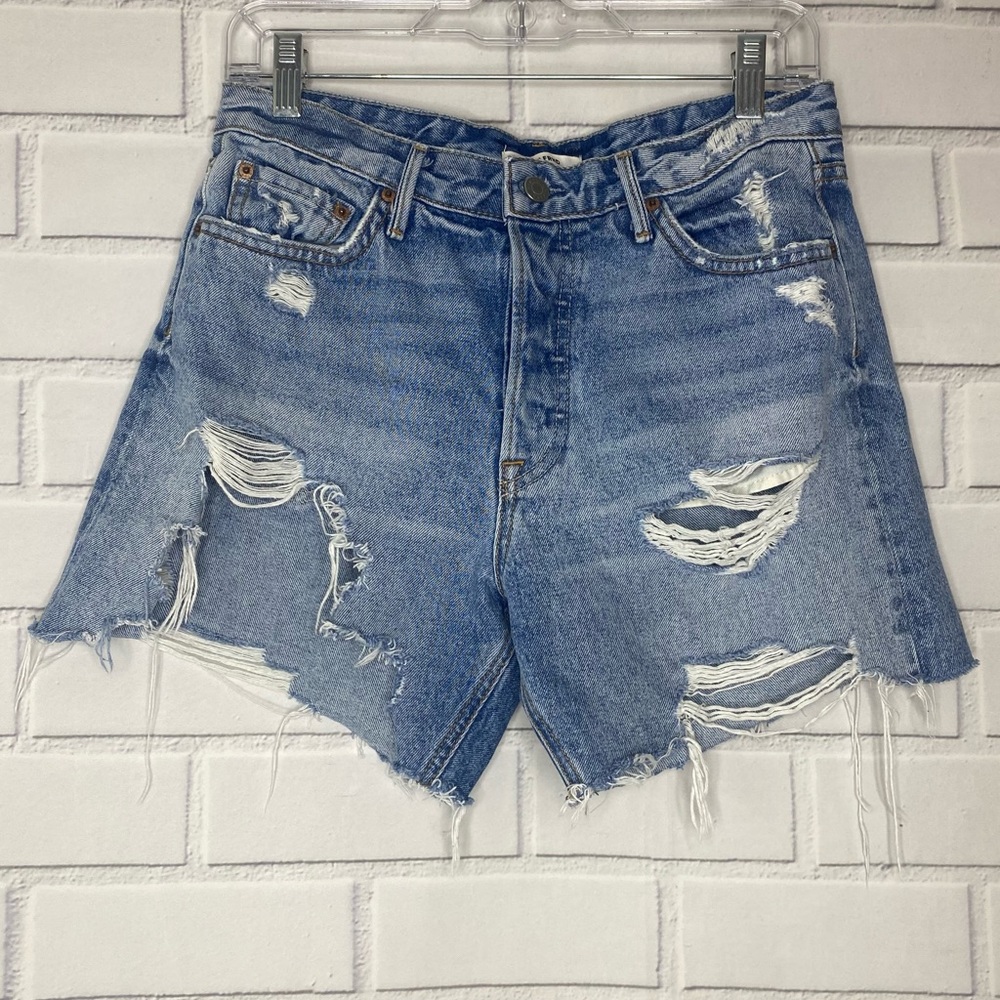 Revolve Grlfrnd Jourdan tomboy shorts size 27